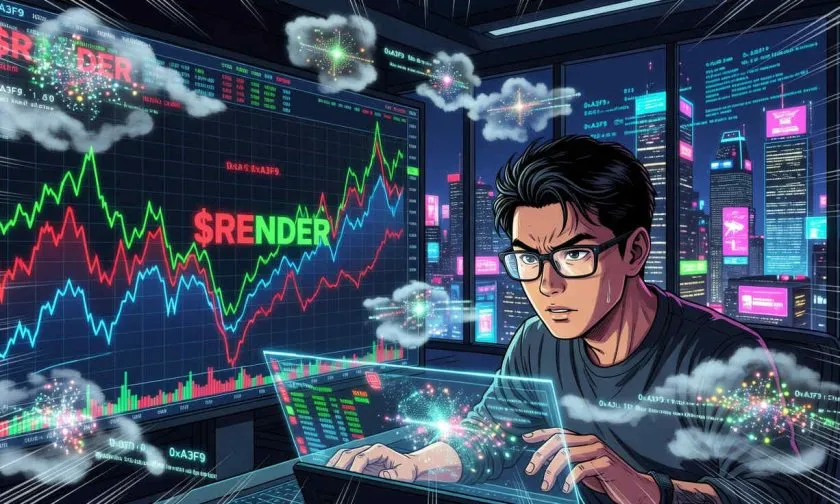 Render ($RENDER) consolida en $2,0 ante volumen estable