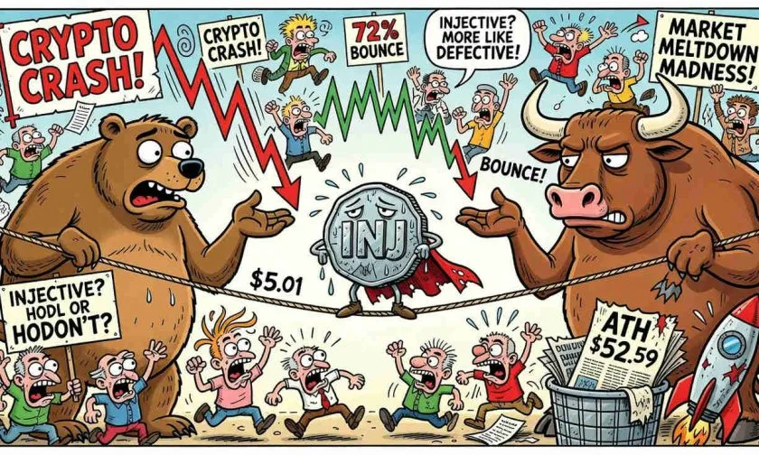 Injective (INJ) al borde del colapso: ¿resistirá los $5 o sucumbirá a la presión bajista?