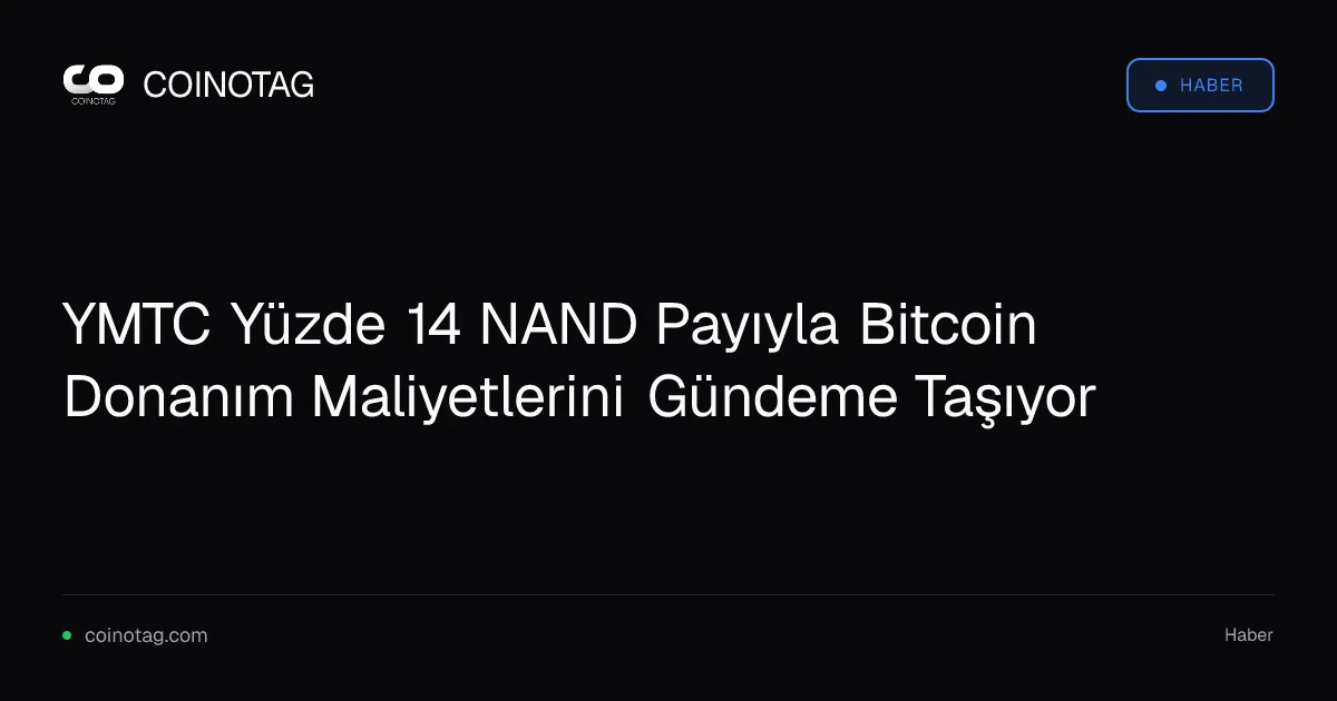 YMTC, Kioxia'yı geçerek NAND pazarında yüzde 14 paya ulaştı