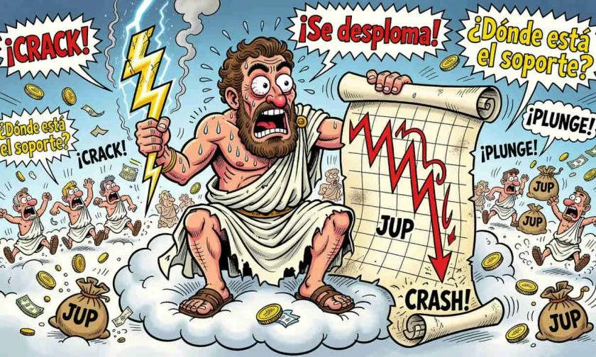 Jupiter (JUP) se hunde por debajo de sus medias móviles y pierde un 2,70% en 24 horas