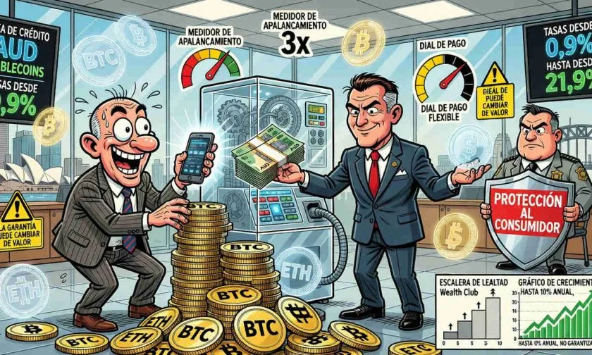 Nexo Australia lanza líneas de crédito cripto reguladas con tasas desde 0,9%