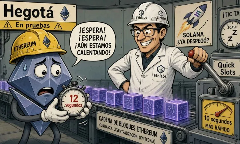 Ethereum podría reducir su tiempo de bloque a 10 segundos con EIP 8198