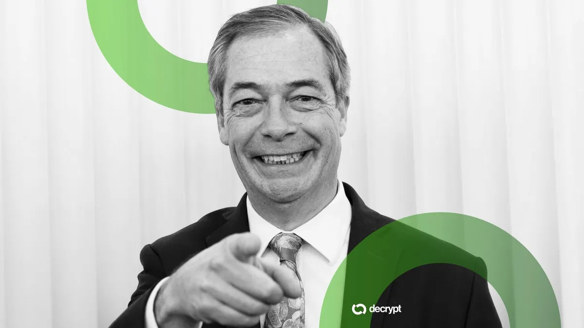 Accionista de Tether Entregó Regalo Secreto de $6,7 Millones a Farage Fuera de las Leyes de Financiamiento
