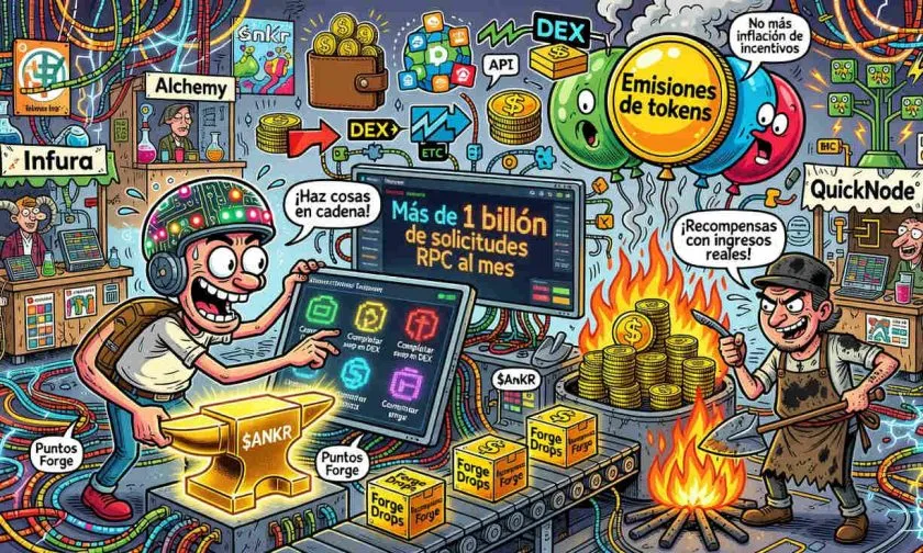 Ankr lanza Forge y cambia las recompensas cripto por ingresos reales