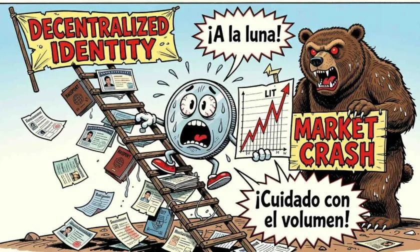 Litentry (LIT) sube un 6% pero el volumen se desploma: ¿señal de debilidad en el rebote?