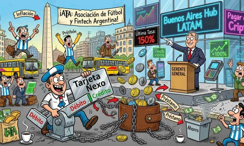 Nexo lanza su tarjeta en Argentina para pagar con cripto y pedir prestado sin vender Bitcoin