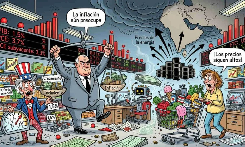 La economía de EE. UU. pierde impulso, inflación subyacente marcó el 3,3% anual en junio