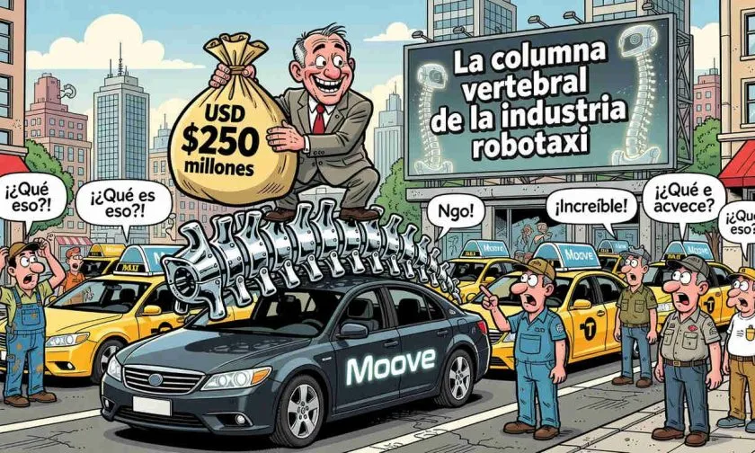 Moove obtiene $250 millones para liderar el mercado de robotaxis a $2.100 millones