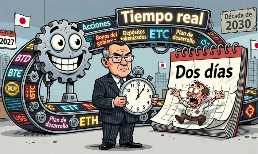 Japón prepara una liquidación de acciones y bonos basada en blockchain para la década de 2030