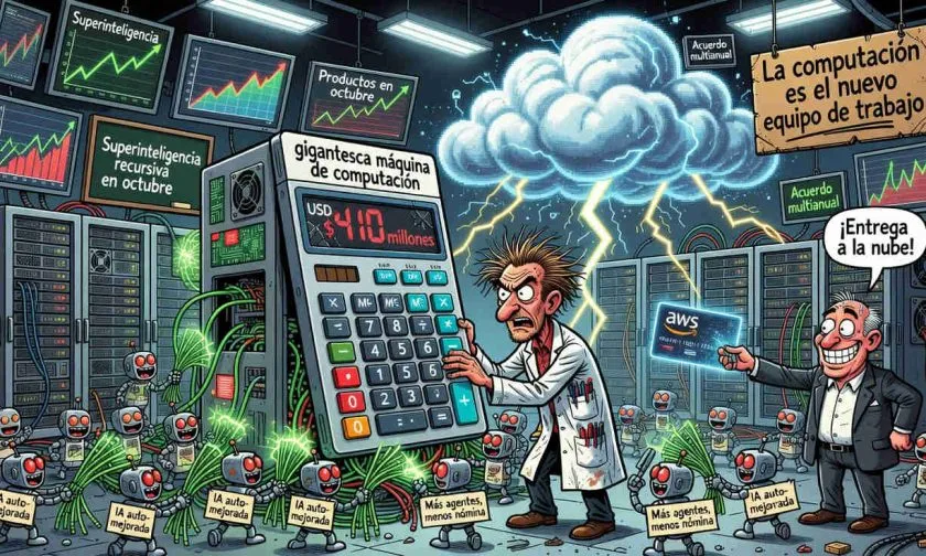 Recursive Superintelligence firma acuerdo de computación por USD $400 millones con AWS
