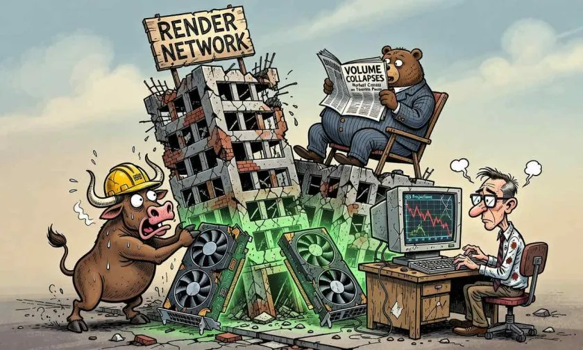 Render ($RENDER) enfrenta soporte crítico mientras la tendencia bajista persiste (2026-06-11)