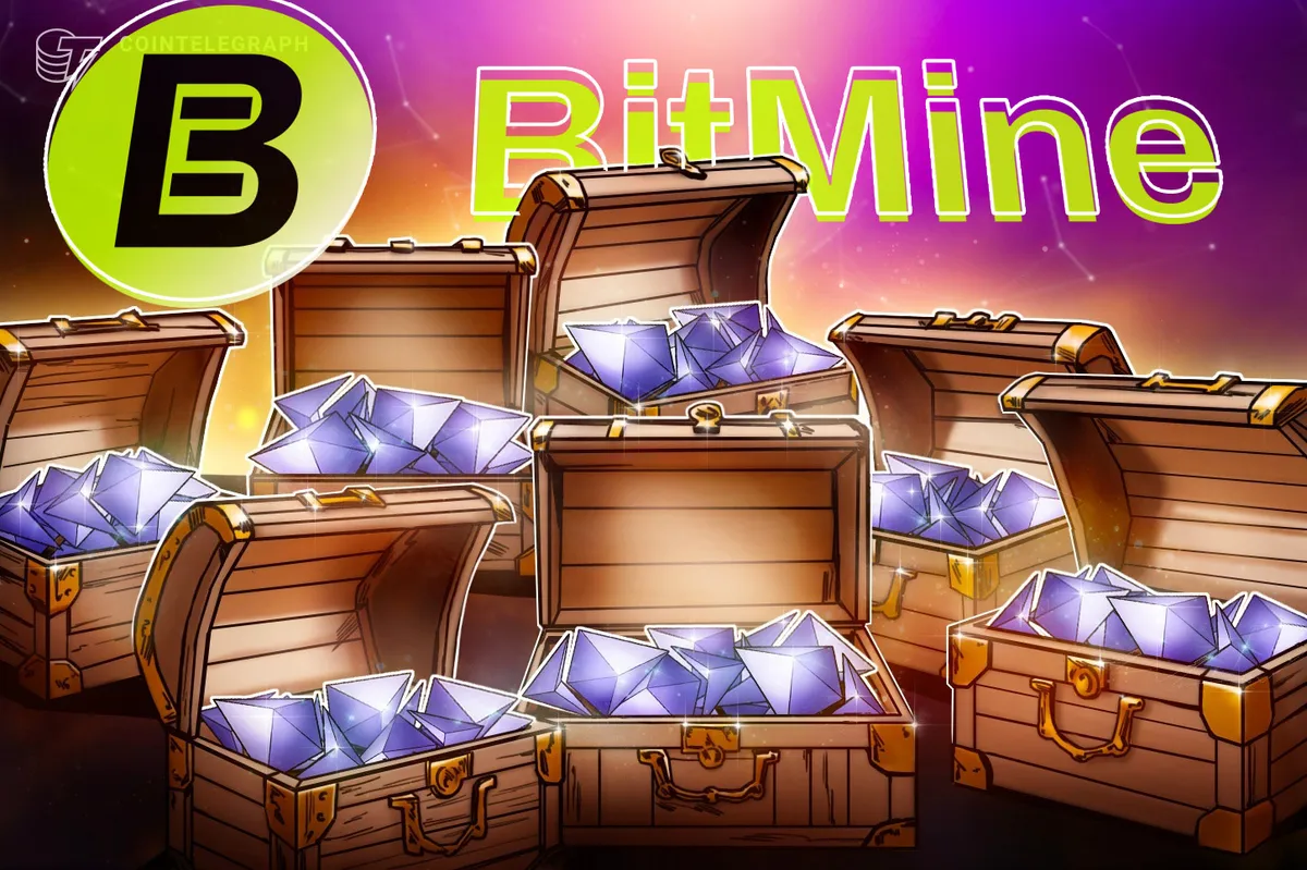 Bitmine nears 97% of Ether supply target with 28k ETH purchase