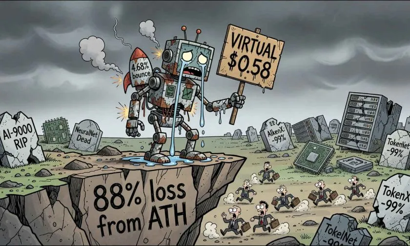 Virtual token rebota desde el abismo: ¿señal de vida o trampa alcista?