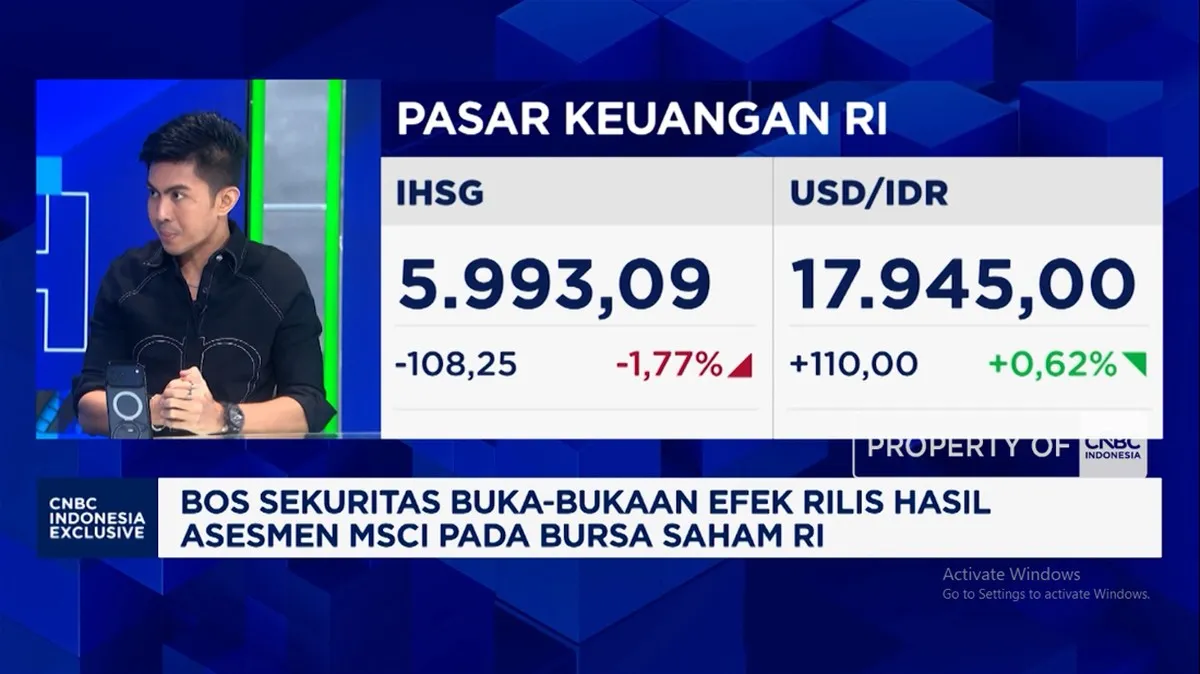 Video: Investor Minta Otoritas Serius Tangani "Isu" Pasar Keuangan RI