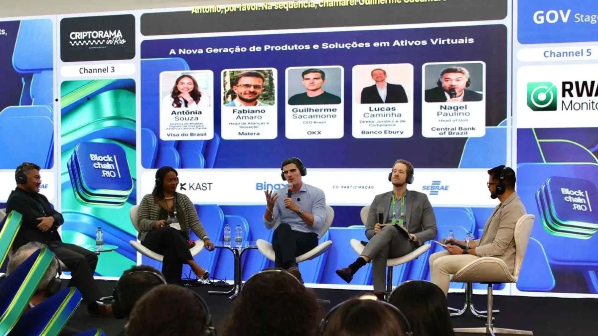 OKX destaca regulação e inovação em pagamentos com IA no Blockchain.RIO