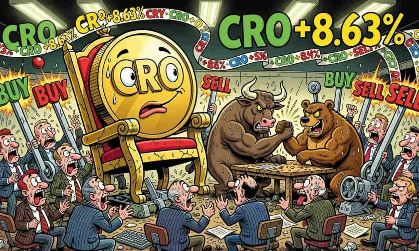 CRO se dispara un 8.6% mientras el volumen estalla: ¿empieza la recuperación?