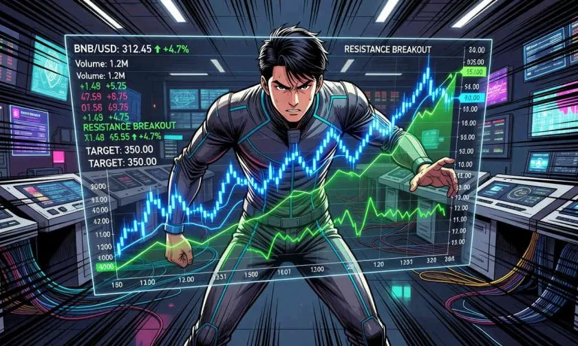 Bnb se mantiene estable en 657 dólares con volumen moderado