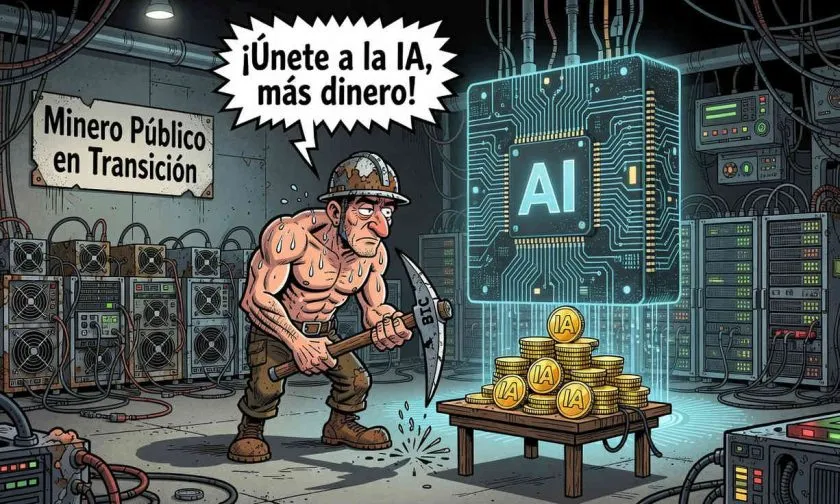 Mineros públicos de bitcoin abandonan el hashrate: la IA ya supera a la minería en ingresos