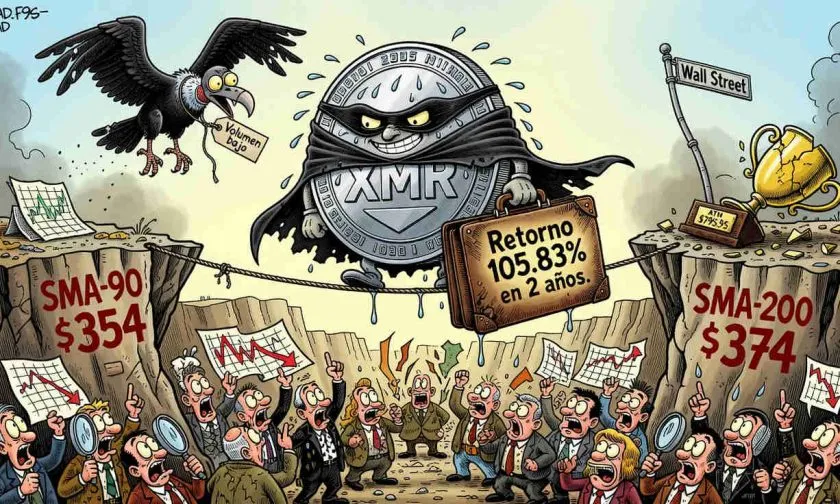 Monero desafía la gravedad del mercado con un avance del 1.77% hacia los $337