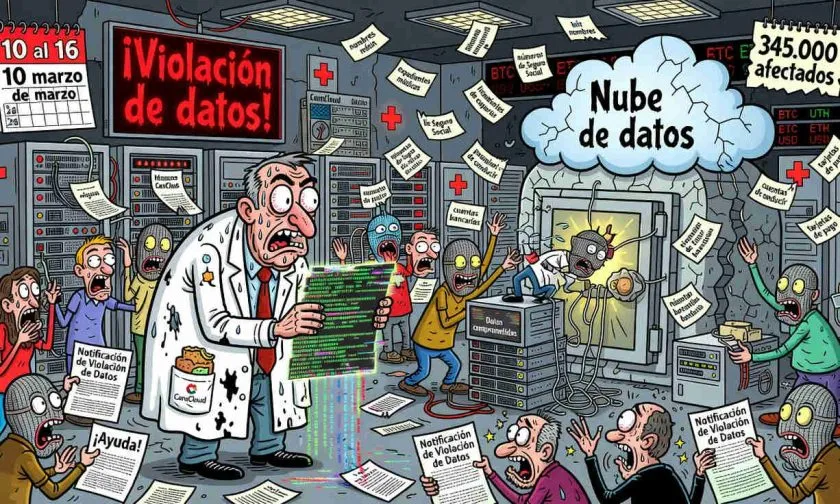 CareCloud notifica a cientos de miles tras el robo de registros médicos