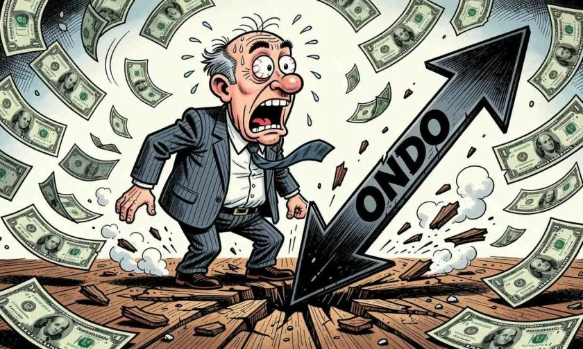 Ondo se desploma un 5% en 24 horas, ¿señal de alerta para el sector RWA?