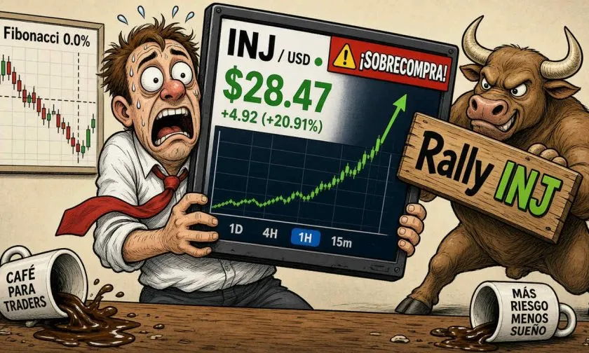 Injective (INJ) sube 6,37% y se acerca a su máximo de 90 días el 23 de septiembre