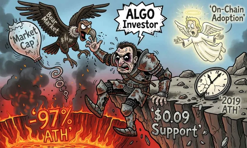 Algorand desploma un 20% mensual: ¿capitulación técnica o trampa bajista previa al colapso total?