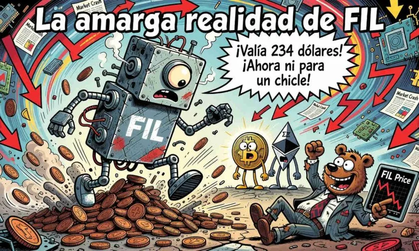 Filecoin ($FIL) toca mínimos de varios años mientras el mercado descuenta un colapso total