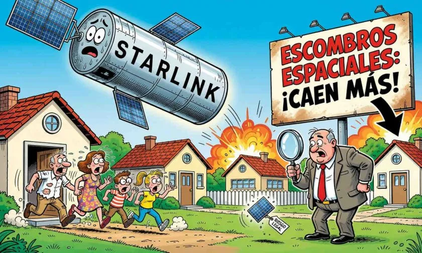 Creciente preocupación por escombros espaciales afecta a inversores de SpaceX