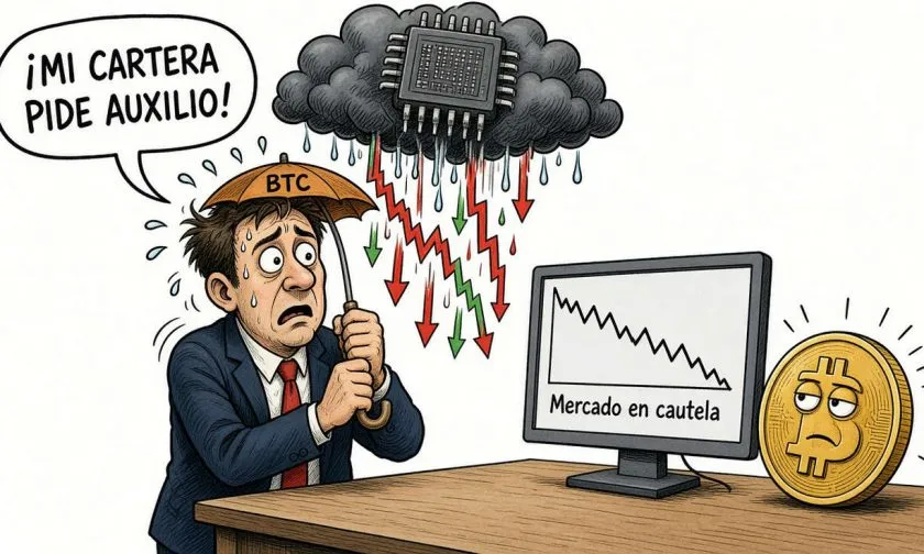 Bitcoin enfrenta retrocesos a $83.522,22 por presión tecnológica y aversión al riesgo