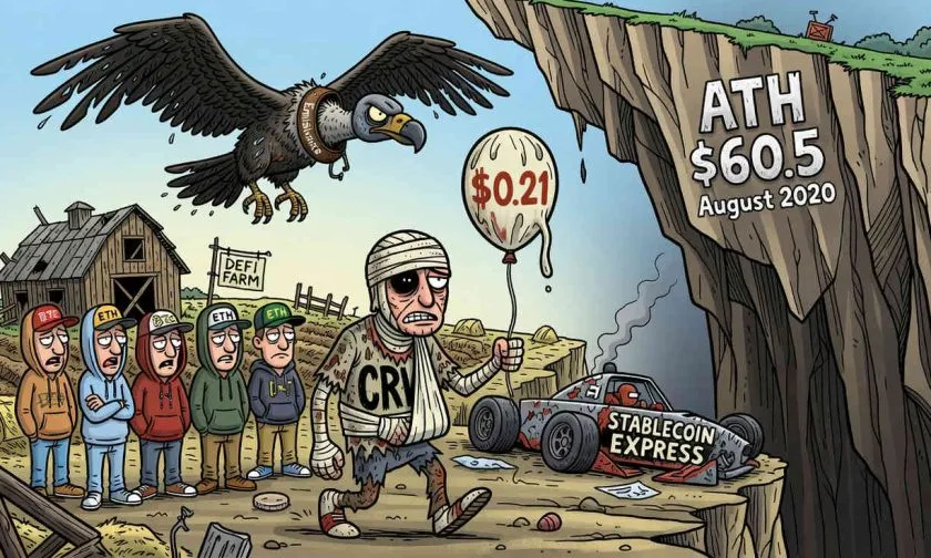CRV se desploma un 4.83% mientras se acerca a soportes críticos — 16/07/2026