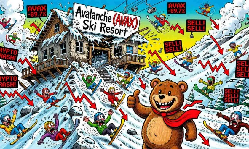 Avalanche se desploma un 9% y pierde el soporte de $7,50: los inversores temen una caída mayor