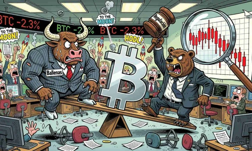 Bitcoin bajo presión: los bajistas toman el control en un mercado volátil del 15 de marzo de 2025
