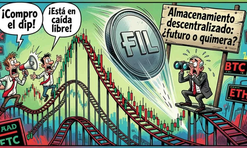 Filecoin (FIL) repunta 3,12% tras una racha negativa en el mercado