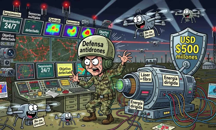 La Fuerza Aérea de EE. UU. suma rastreo 24/7 a su escudo antidrones de USD $500 millones