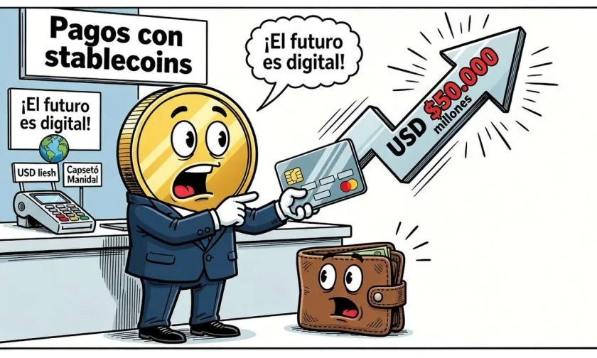 El gasto con tarjetas de stablecoins podría alcanzar USD $50.000 millones en 2028