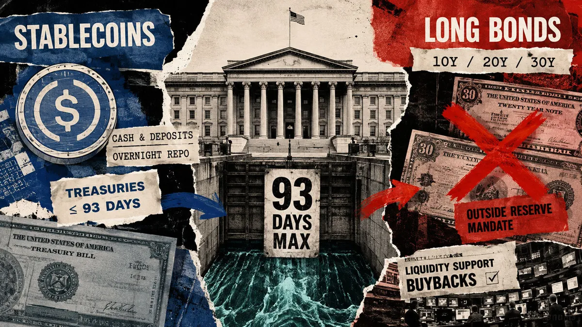 US Treasury turns to stablecoins for short-term debt amidst $28B long-bond issue