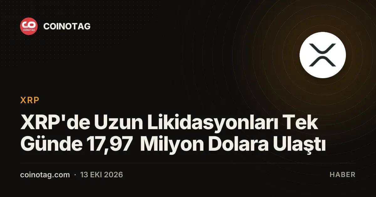 XRP fiyatındaki sert geri çekilme piyasada büyük tasfiyelere yol açtı