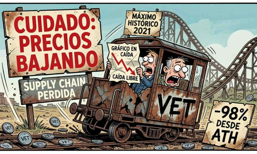 VeChain (VET) sube 1,31% en rebote técnico mientras el mercado busca soporte