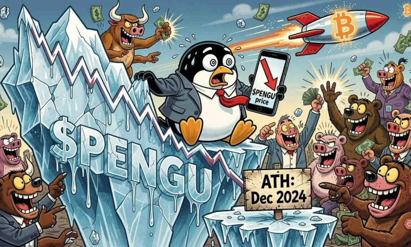 Análisis: $PENGU rebota 3.51% en medio de un desplome anual del 56.16% este 1 de julio