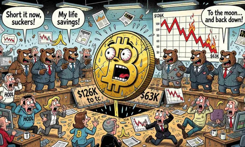 Bitcoin lucha por mantenerse a flote: rebote de 3.6% no disipa temores bajistas
