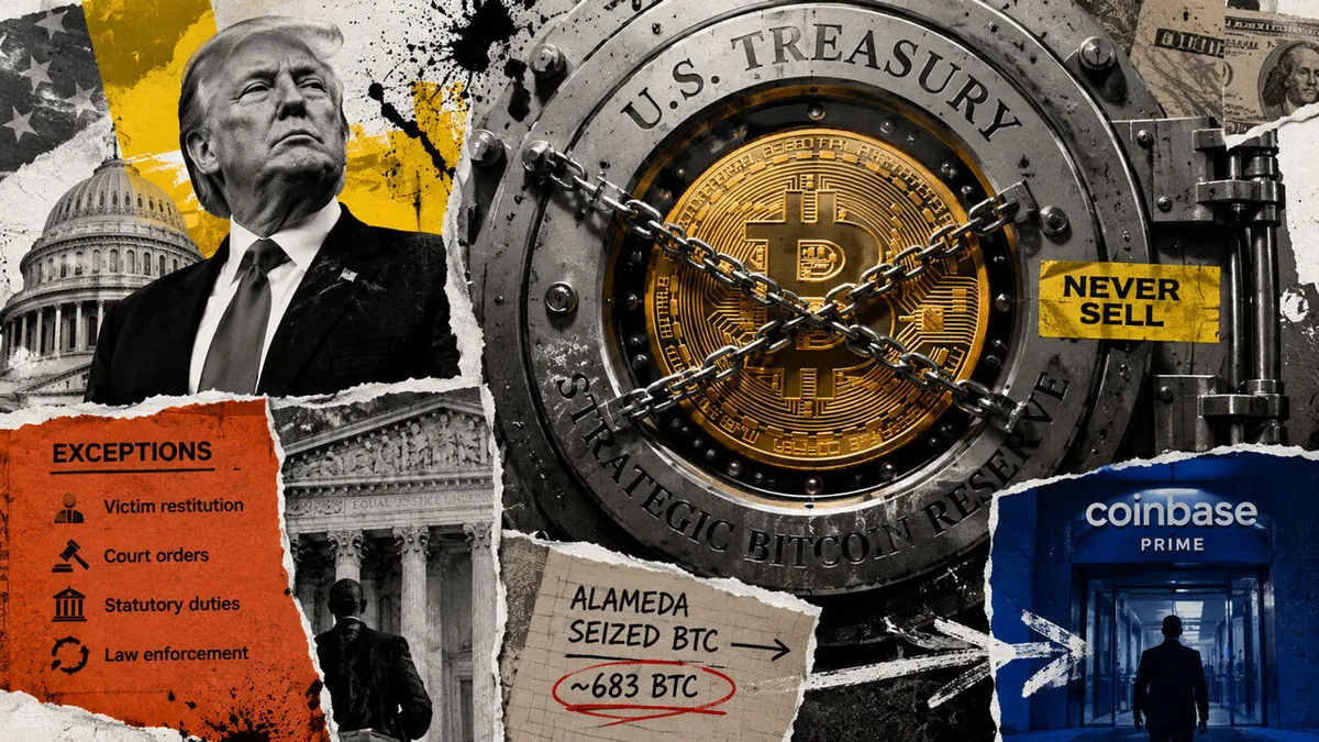 US wallet movement raises concerns over Trump’s ‘never sell’ Bitcoin reserve
