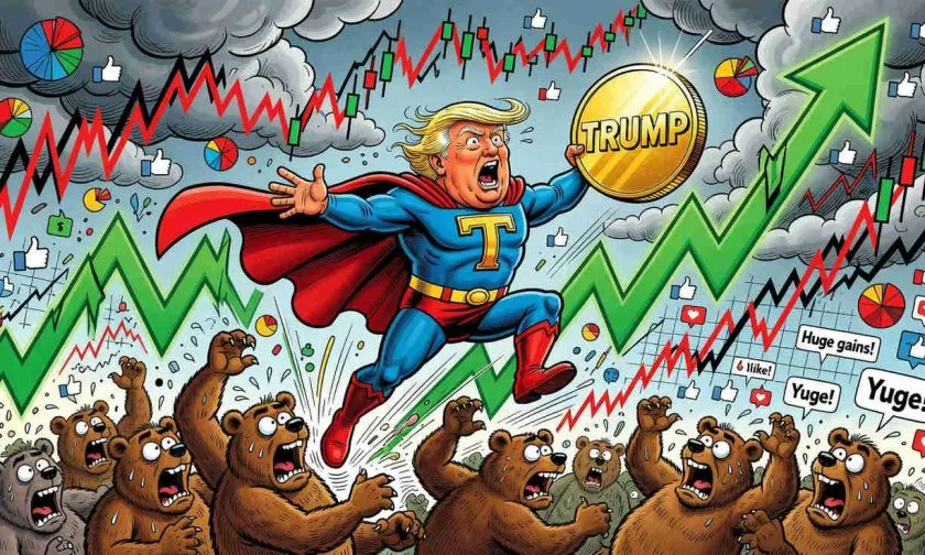 $TRUMP se dispara un 28% en un solo día: ¿señal de recuperación o trampa bajista?