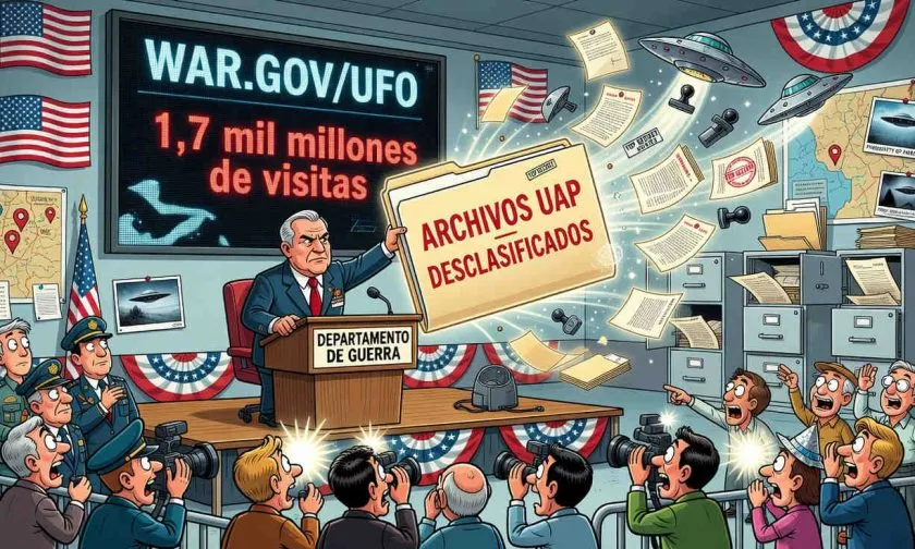 Departamento de Guerra publica tercera tanda de archivos UAP y aviva debate por transparencia