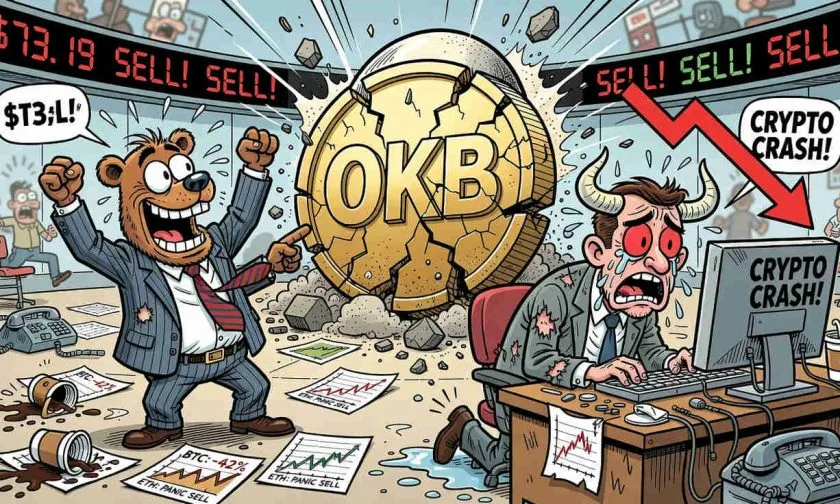 OKB se desploma un 12% semanal mientras el volumen colapsa: ¿señal de capitulación?