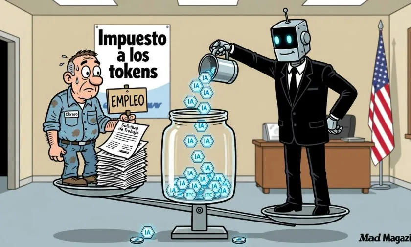 Propuesta en EE. UU. sugiere gravar tokens de IA ante riesgo de desempleo masivo