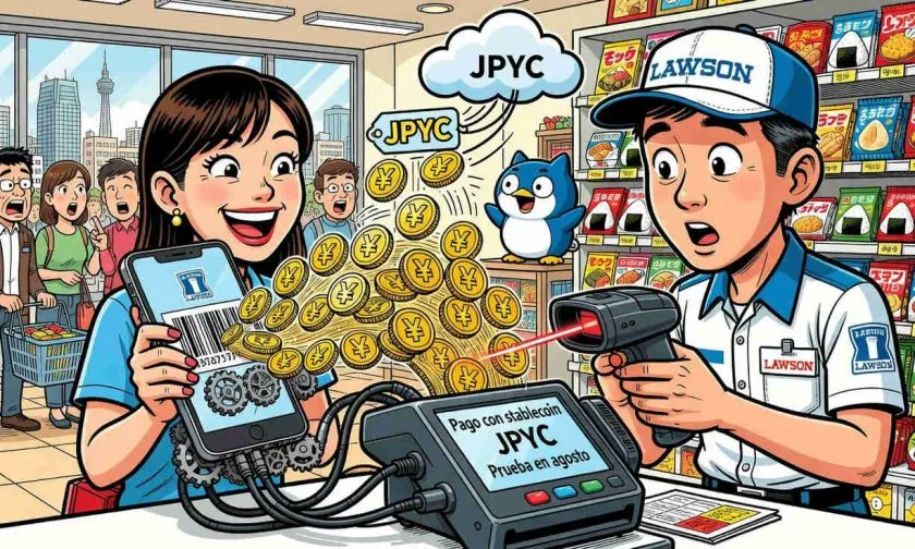 Lawson probará pagos con la stablecoin JPYC en una tienda de Tokio