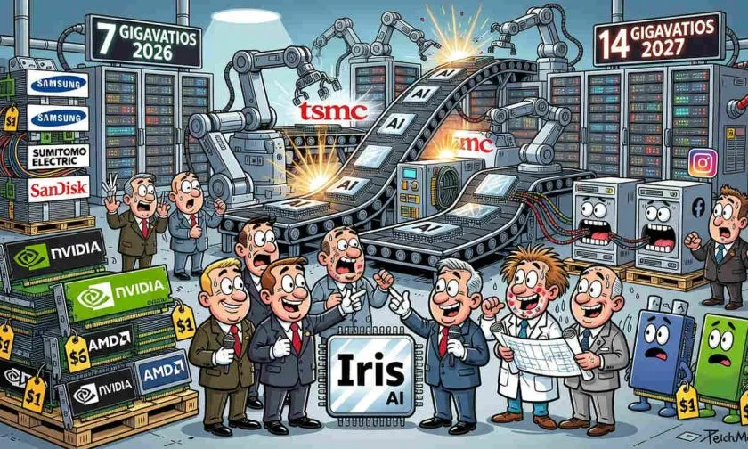 Meta iniciará en septiembre la producción de Iris, su chip interno de IA