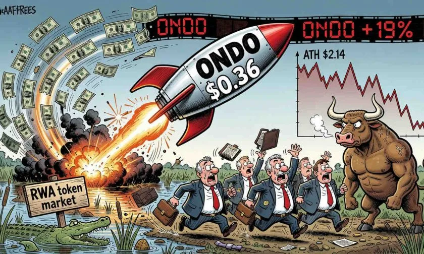 Ondo (ONDO) se dispara un 19% y rompe resistencias clave en medio del renovado interés por los RWA