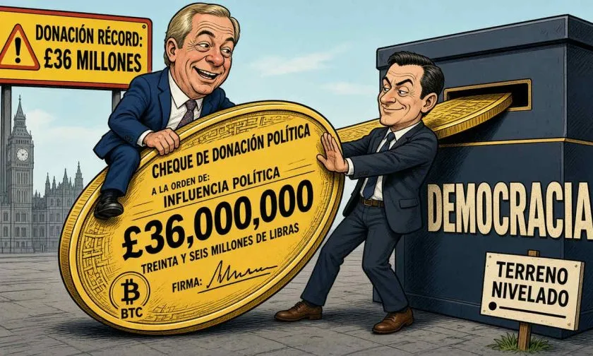 Donación histórica de £36 millones a Reform UK marca un hito en política británica